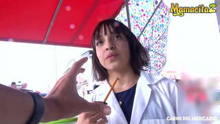 CARNE DEL MERCADO - #Matilde Ramos - Te Colombiana Blows Agus Fucks Hardcore Le Guy Go bhfuil Sí Bhuail Díreach